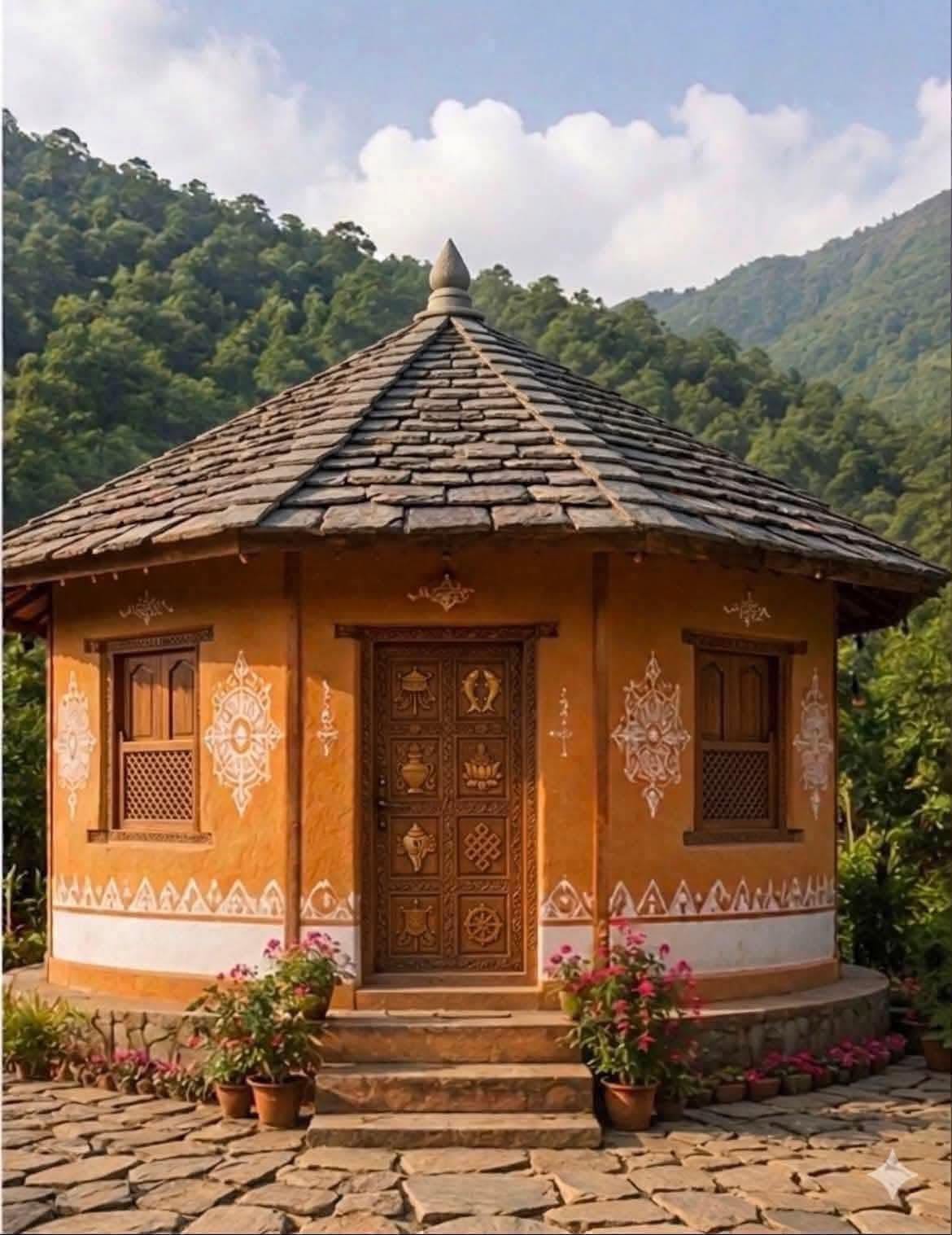 कुटीको बाहिरी रूप